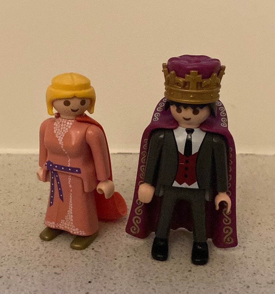 Playmobil koningspaar leuke set van twee: koning & koningin, Kinderen en Baby's, Speelgoed | Playmobil, Ophalen, Zo goed als nieuw