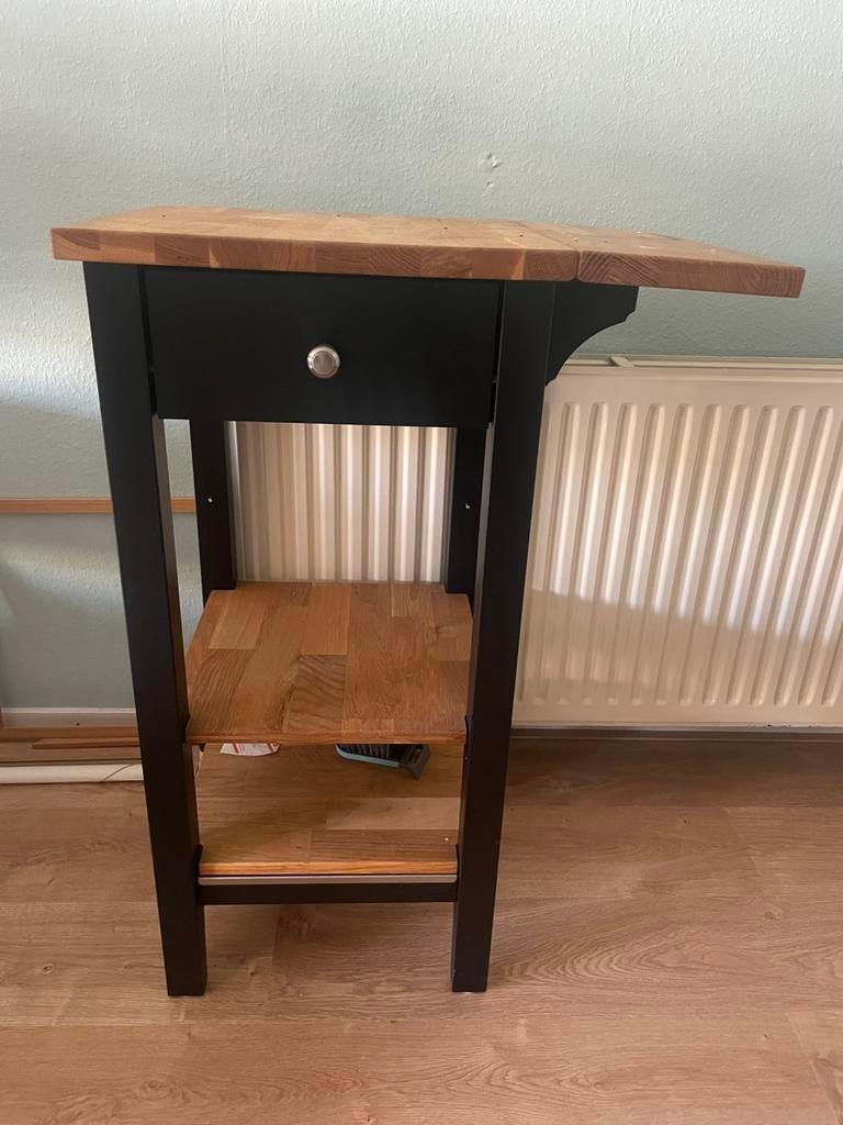 Ikea Stenstorp keukentrolley, Ophalen, Zo goed als nieuw, 25 tot 50 cm, Rechthoekig