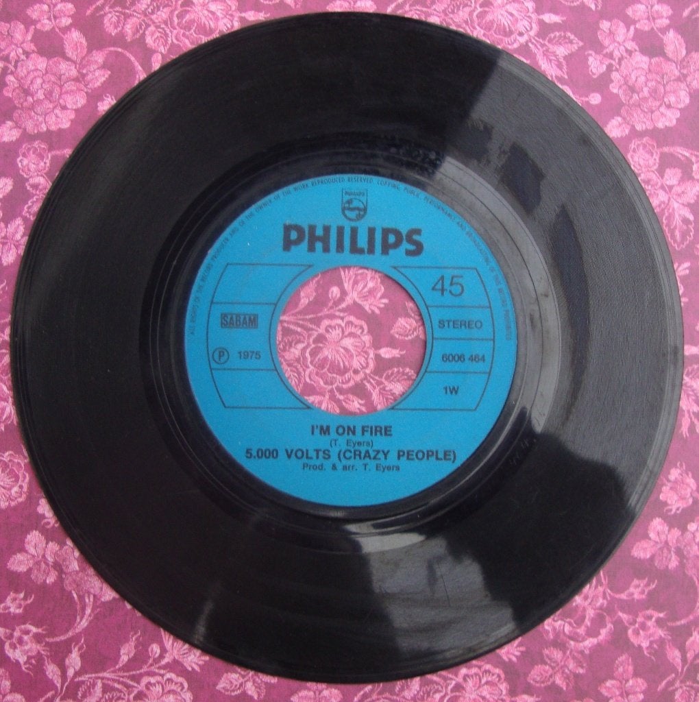 5000 Volts - I'm On Fire / Still On Fire (Philips 1975) (2), Cd's en Dvd's, Vinyl Singles, Gebruikt, 7 inch, Ophalen of Verzenden