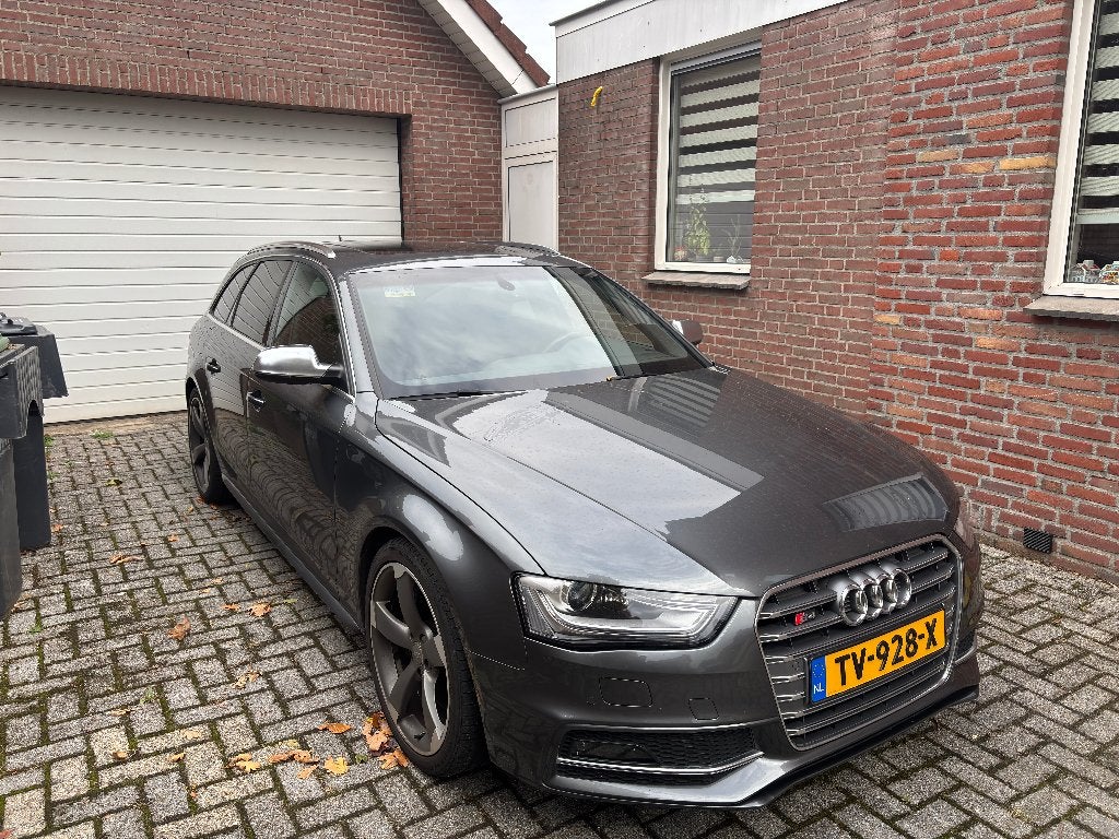 Audi S4 Avant ProLine 333PK Antraciet 2015, 2995 cc, Leder en Stof, 1725 kg, Stationwagon