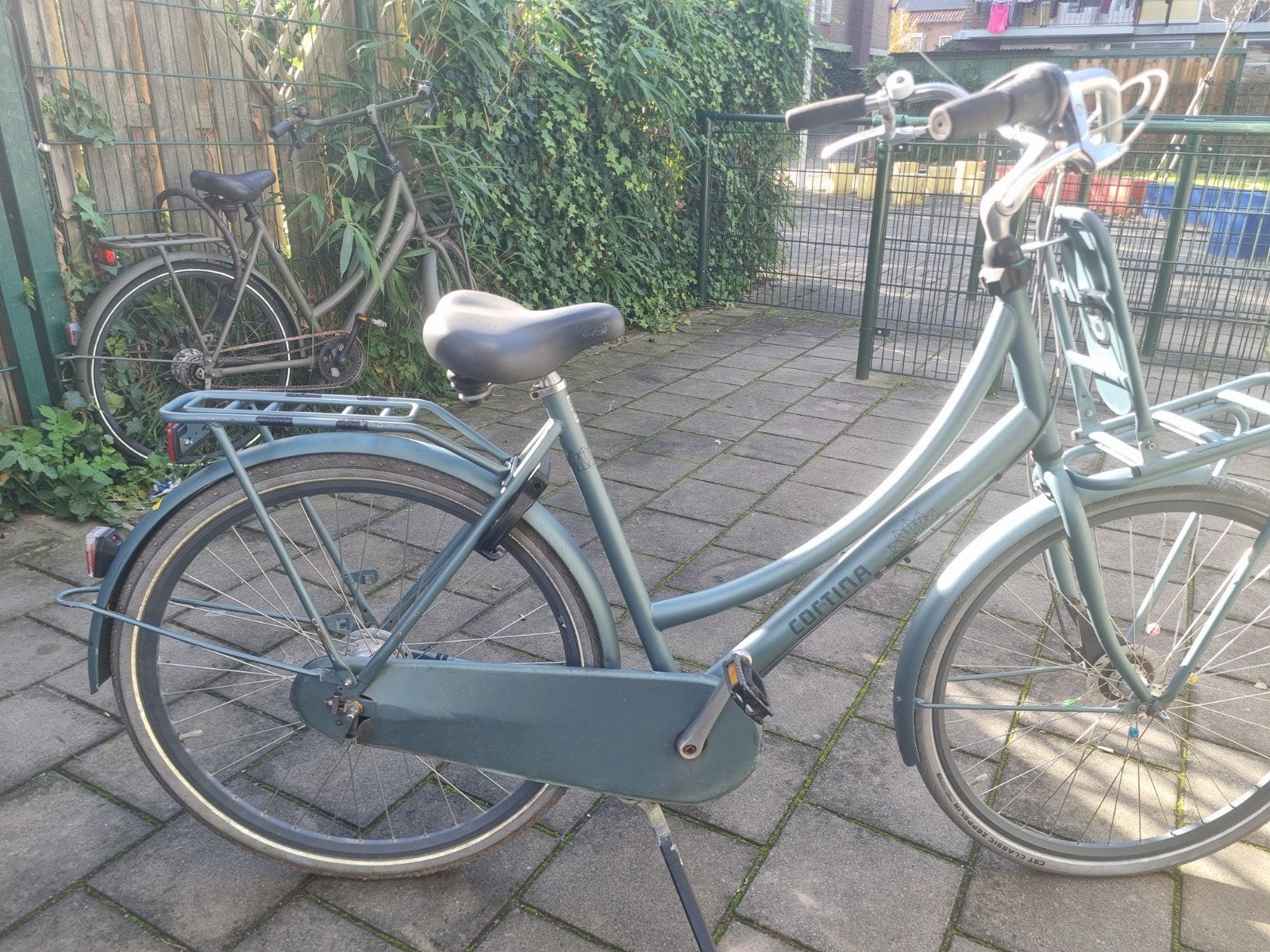 Cortina u4 fiets met voordrager en handremmen, Overige merken, Ophalen of Verzenden, Zo goed als nieuw, Trommelrem