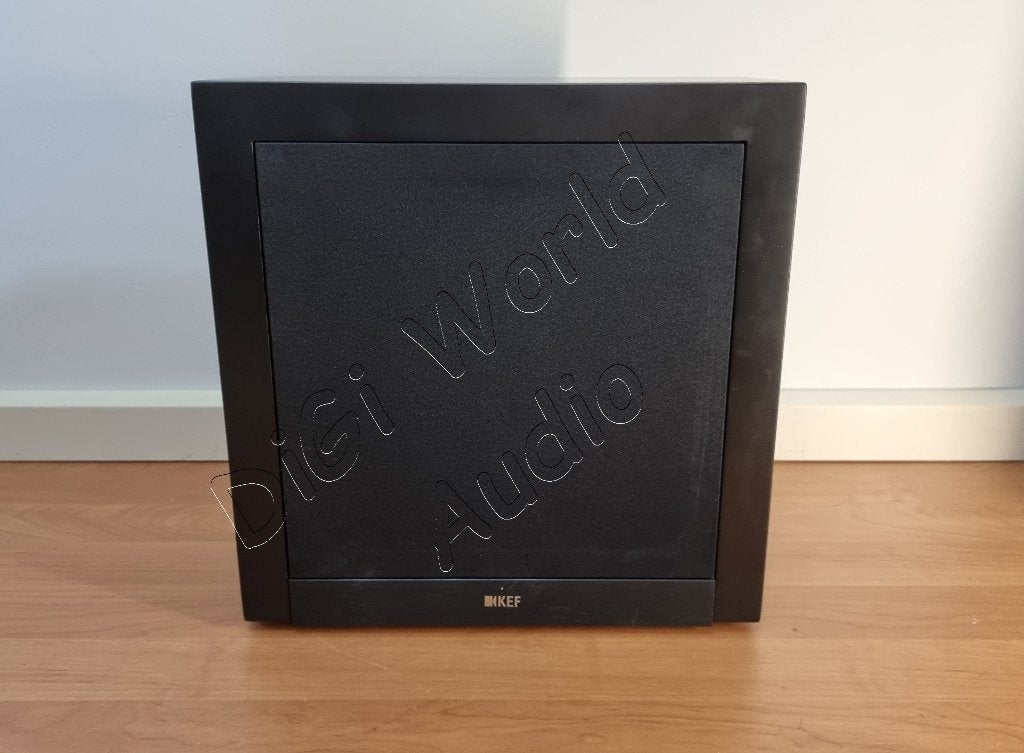 KEF T2 ultra slanke subwoofer in nieuw staat, Audio, Tv en Foto, Subwoofer, Ophalen of Verzenden, Zo goed als nieuw, Geschikt voor surround/home cinema