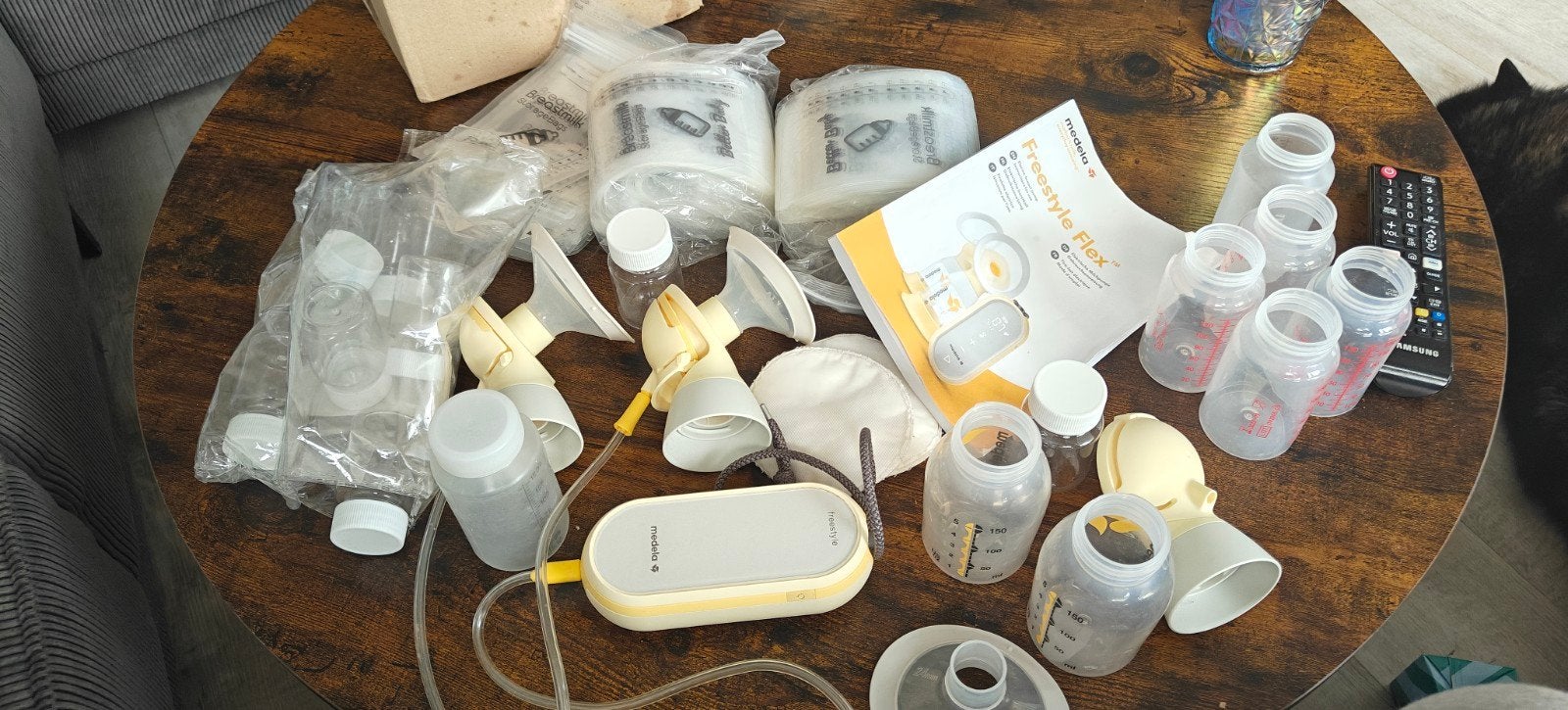 Medela freestyle flex borstkolf, Kinderen en Baby's, Babyvoeding en Toebehoren, Ophalen of Verzenden, Gebruikt, Borstkolf