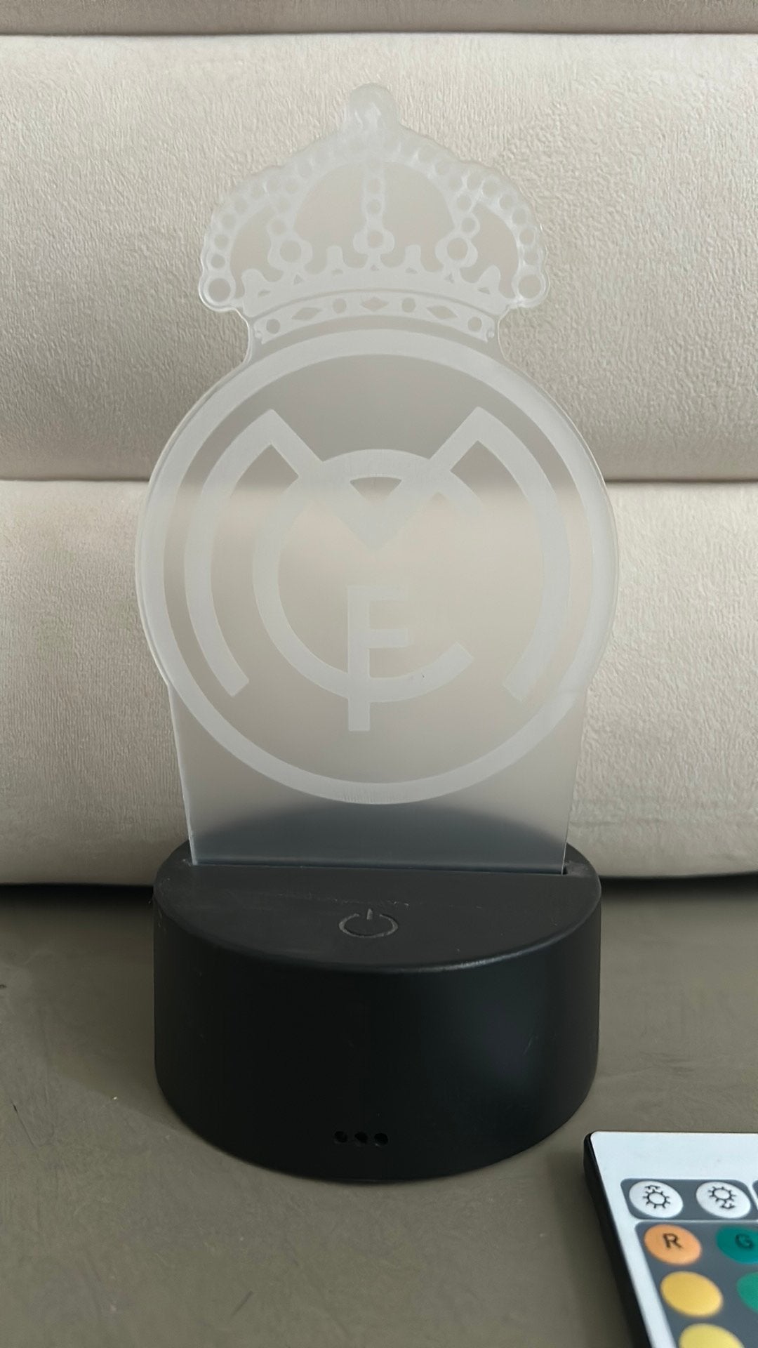 Real Madrid nachtlampje, Ophalen of Verzenden, Zo goed als nieuw