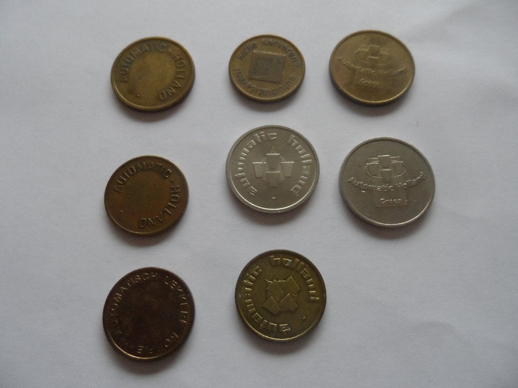 koffie munt penning kantine  8 verschillende, Postzegels en Munten, Ophalen of Verzenden, Overige materialen