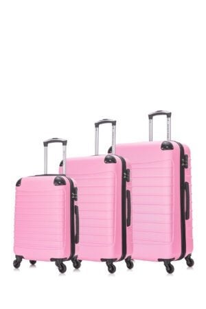 Royalty Rolls ABS kofferset 3 delig 8 kleuren € 99,95, Wieltjes, Hard kunststof, Nieuw, Ophalen of Verzenden