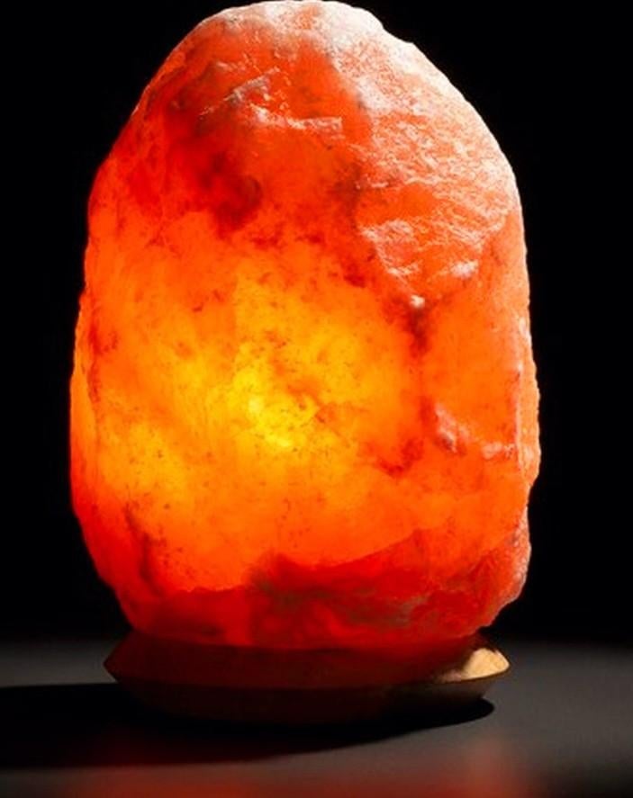 Himalaya Zoutlamp ,Natuurlijke Ionisator &Sfeermaker1.5 kilo, Ophalen of Verzenden, Zo goed als nieuw, Natuurlijk, Rustiek, Bohemien