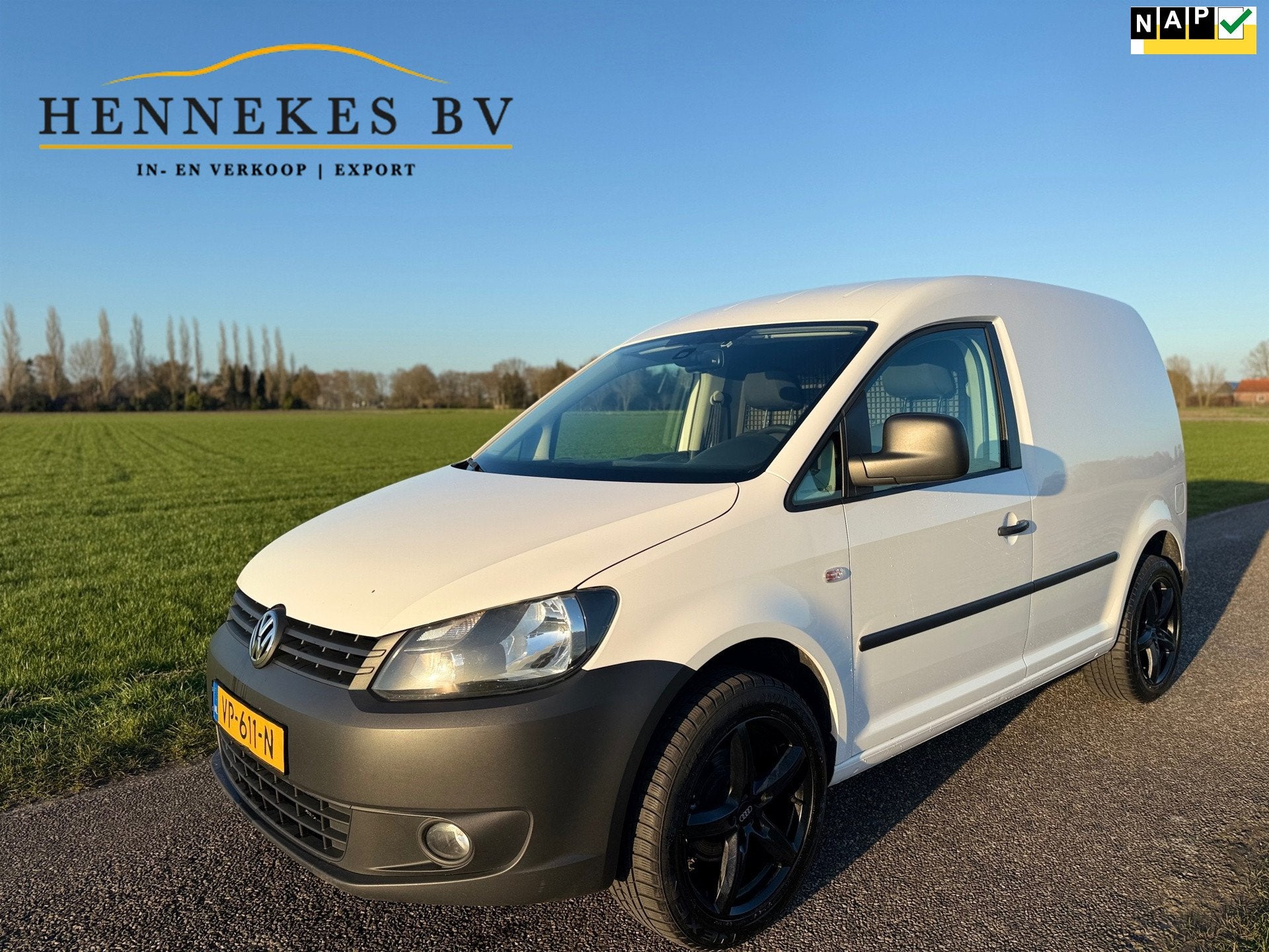 Volkswagen Caddy 1.6 TDI Navi Airco NAP, Auto's, Voorwielaandrijving, Euro 5, Stof, Gebruikt