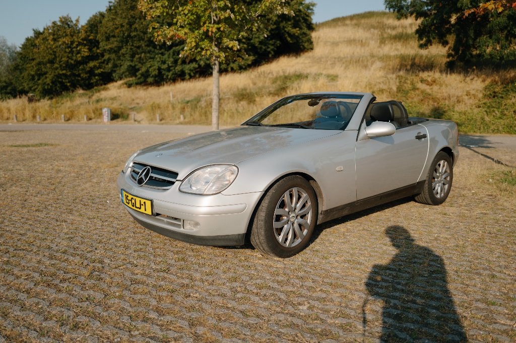 Mercedes-Benz SLK 2.0 Slk200 - 135.000KM - In goede staat, 1998 cc, Lederen bekleding, Zwart, 4 cilinders