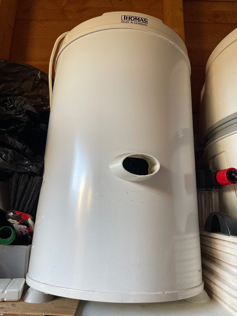 Wascentrifuge, Ophalen, Zo goed als nieuw
