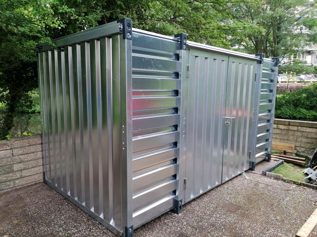 Container Kovobel Opslag Snelbouwcontainer Tuinberging, Tuin en Terras, Bergingen en Tuinkasten, Nieuw, Containerberging, Hout