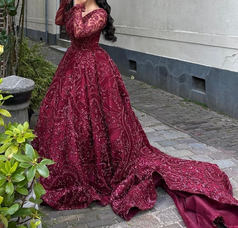 Galajurk / Henna jurk, Kleding | Dames, Zo goed als nieuw, Ophalen, Maat 38/40 (M), Rood