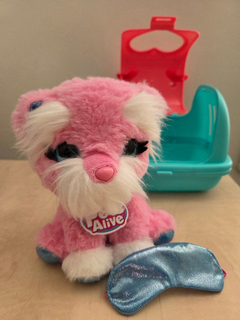 Speelgoed hondje met mandje, Ophalen of Verzenden, Zo goed als nieuw, Hond, Met geluid