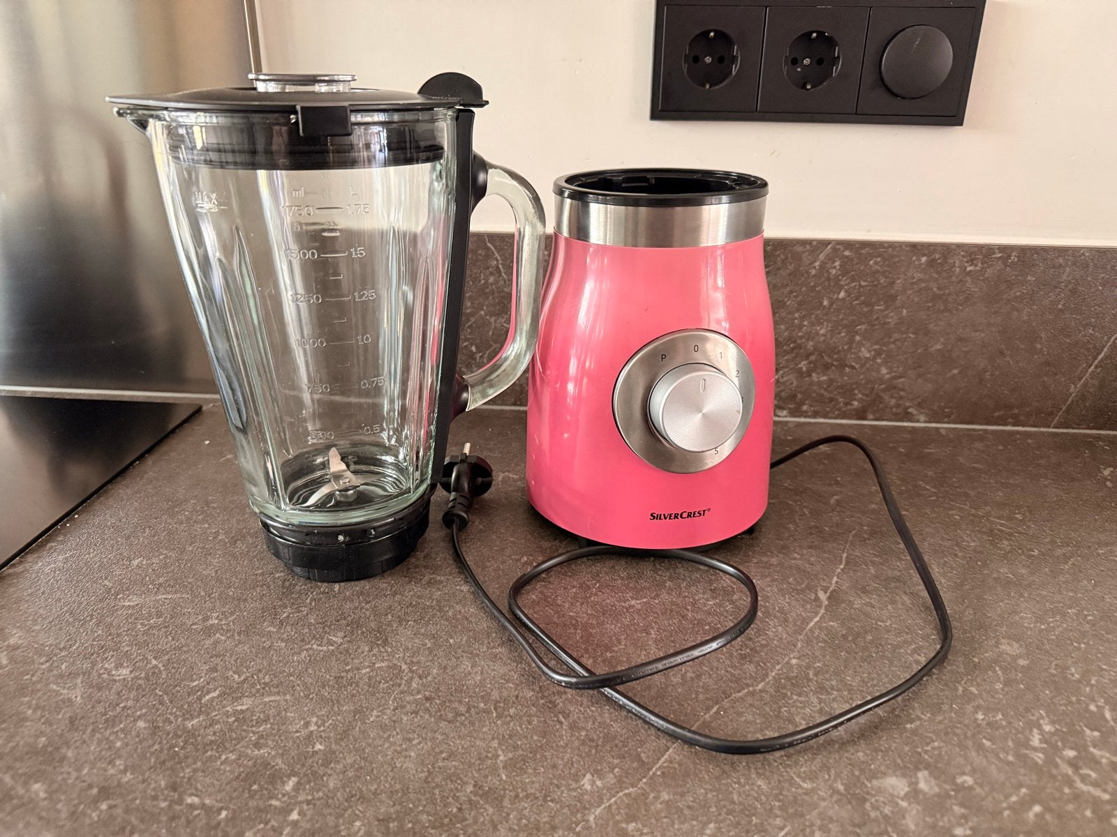 Roze Silvercrest blender - Zo goed als nieuw, Ophalen, Zo goed als nieuw, Blender