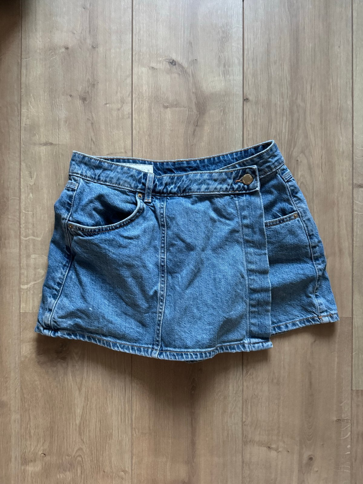 Zara denim skort - Maat S, Kleding | Dames, Rokken, Blauw, Ophalen of Verzenden, Zo goed als nieuw, Maat 36 (S)