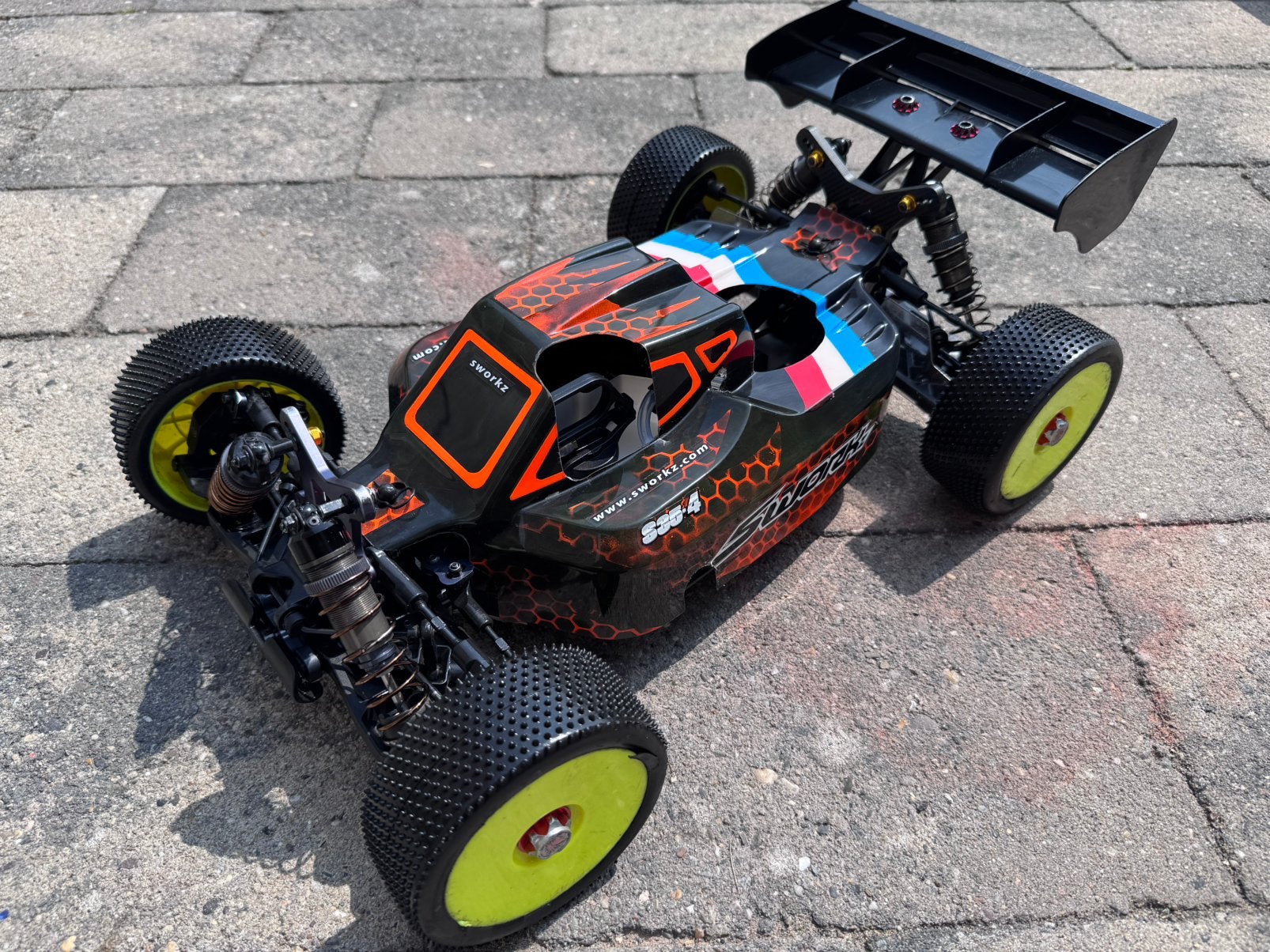 Tekno NB48 roller, Auto offroad, Ophalen of Verzenden, Zo goed als nieuw, Nitro