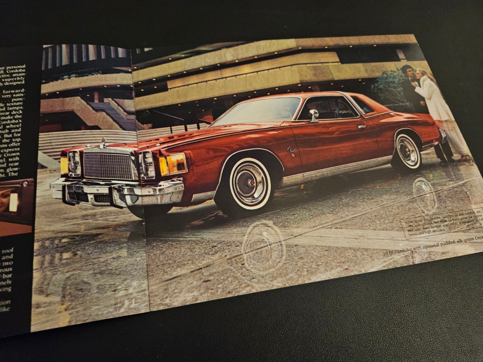 Brochure Chrysler Cordoba 1978 USA, Ophalen of Verzenden, Zo goed als nieuw, Overige merken
