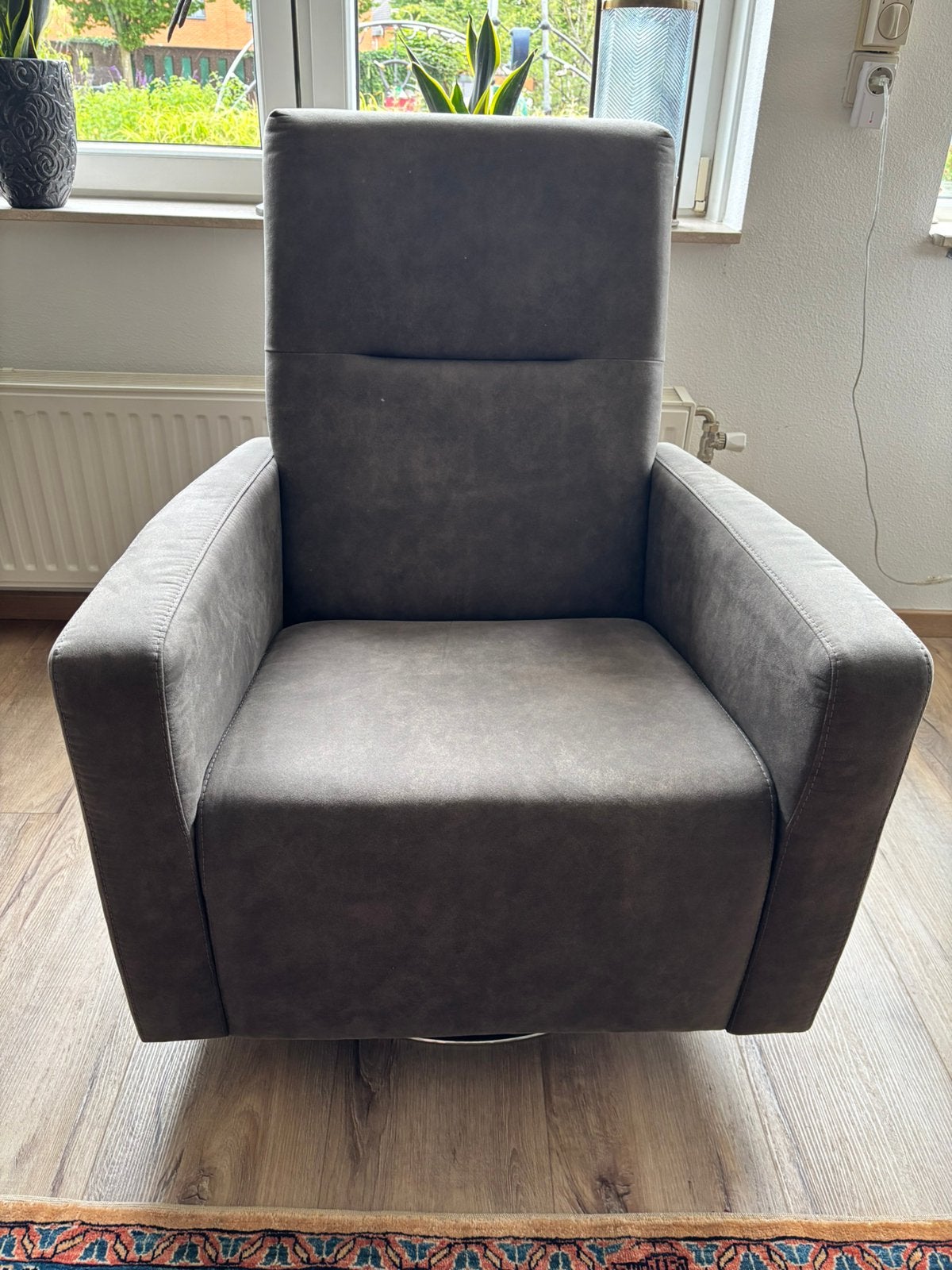 Draai fauteuil zo goed als nieuw., Ophalen, Minder dan 75 cm, Zo goed als nieuw, Stof