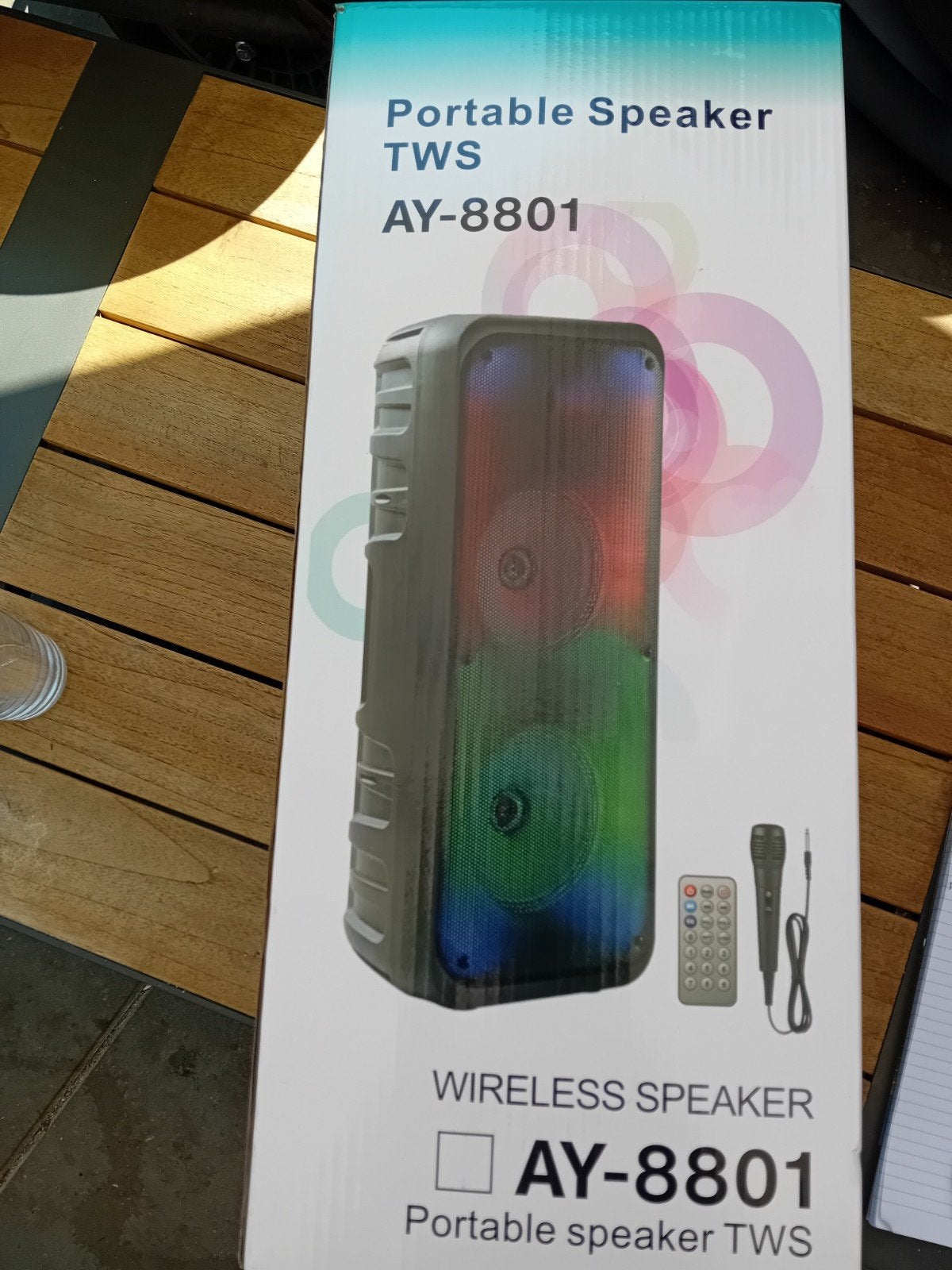 Nieuwe Portable Speaker TWS AY-8801 met microfoon