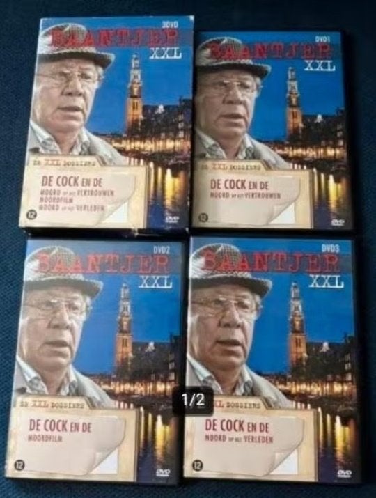 Baantjer XXL 3 DVD box (deel 1) NIEUW, Cd's en Dvd's, Dvd's | Tv en Series, Nieuw in verpakking, Misdaad, Seizoen 1, Bonusmateriaal