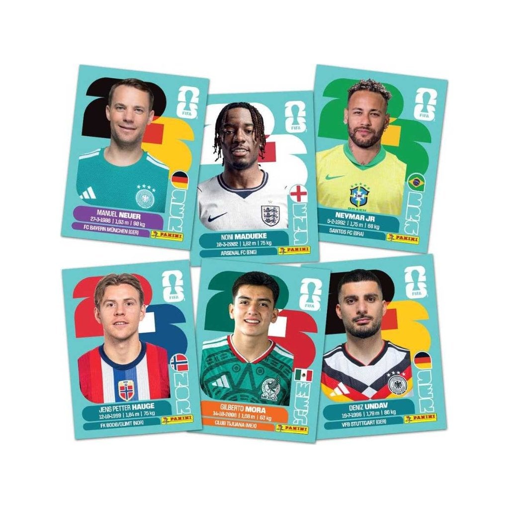 WK 2026 Panini - Ruilen of 0,25 per plaatje, Verzamelen, Ophalen of Verzenden, Zo goed als nieuw, Buitenlandse clubs, Poster, Plaatje of Sticker