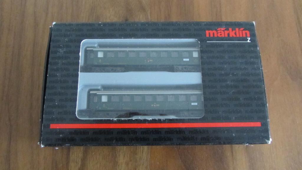 Märklin mini club : wagenset SBB-CFF - 87458 - 1/220 - mooi, Gebruikt, Gelijkstroom, Wagon, Ophalen of Verzenden
