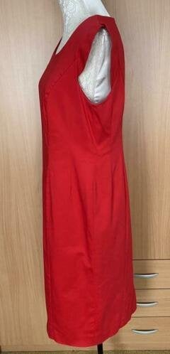 Madeleine jurk maat 42 [DM][v], Maat 42/44 (L), Ophalen of Verzenden, Zo goed als nieuw, Rood