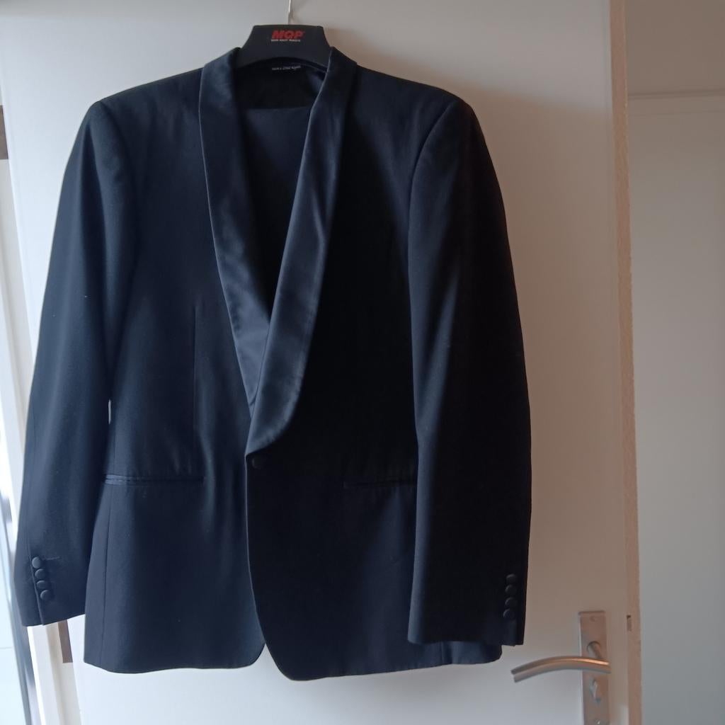 Zwarte smoking maat 54 - Perfect voor Formele Gelegenheden, Kleding | Heren, Onbekend, Zwart, Overige maten, Ophalen of Verzenden