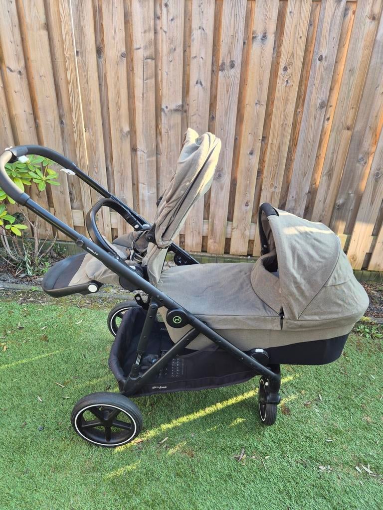 Gazelle S cybex Combiwagen met zitje en reiswieg, Zo goed als nieuw, Combiwagen, Verstelbare duwstang, Ophalen