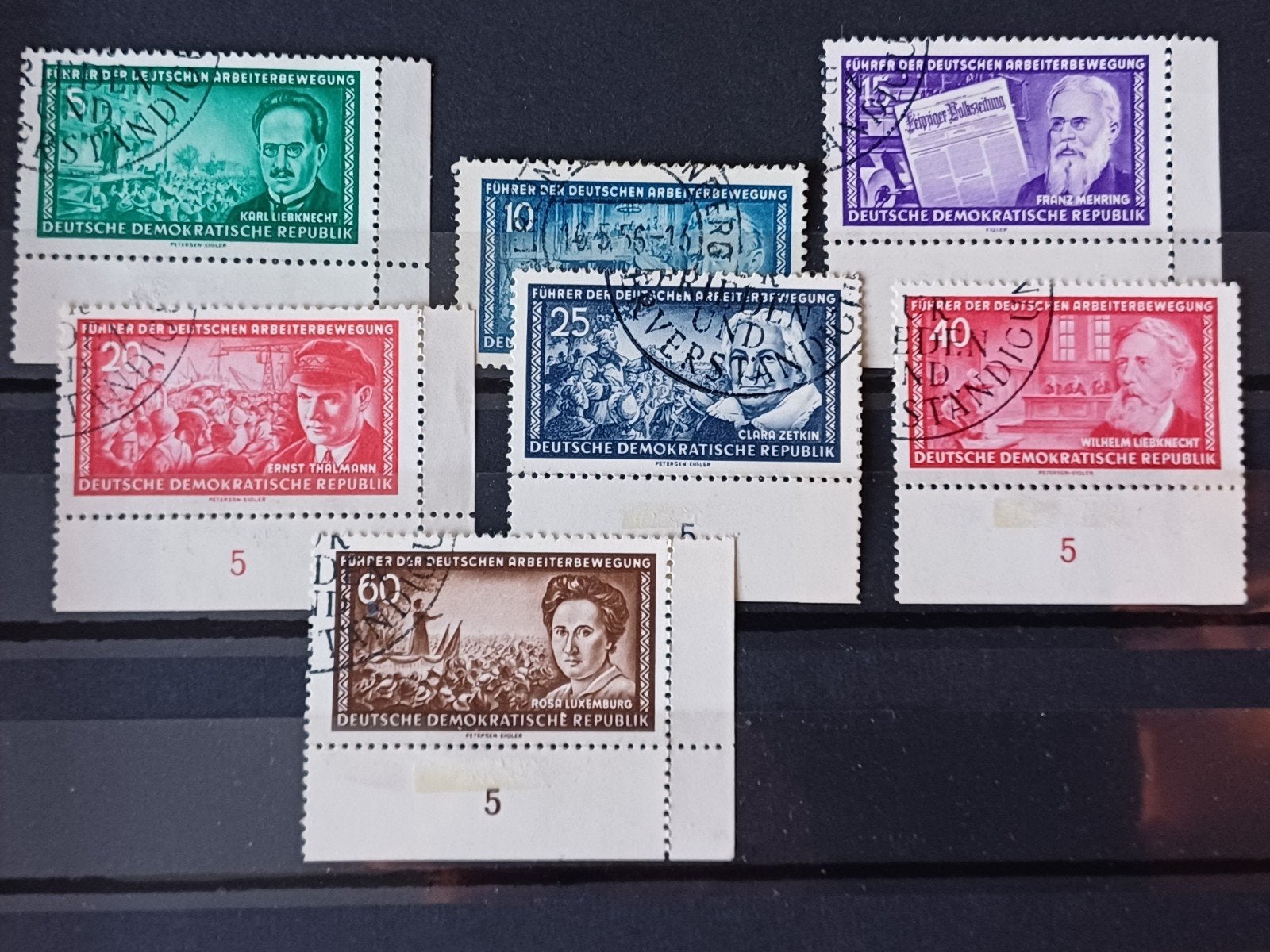 DDR 472-478 gestempeld, Ophalen of Verzenden, DDR, Gestempeld