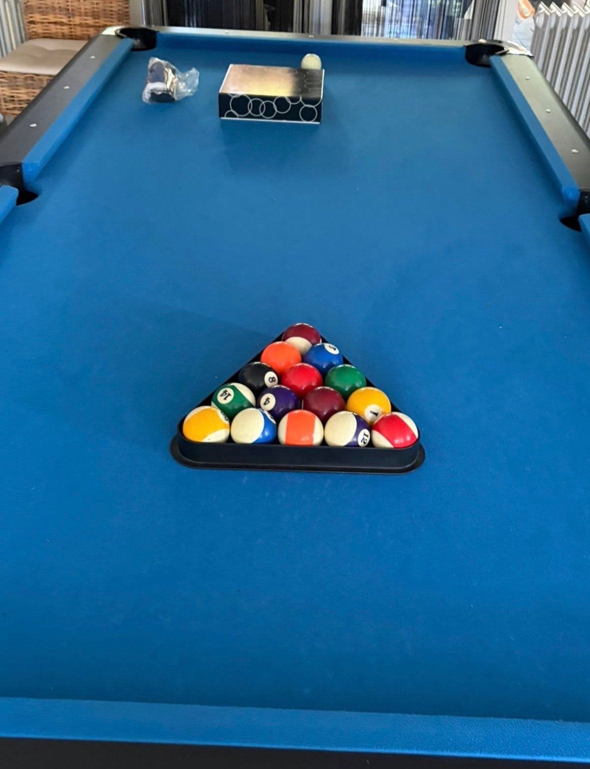 Pooltafel met tafeltennisblad en accessoires, Ophalen, Zo goed als nieuw, Pooltafel