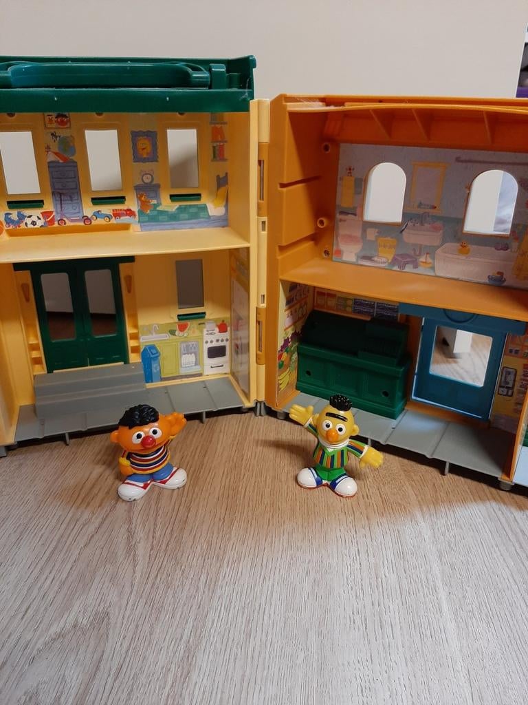 Sesamstraat 123 huis met bert en Ernie, Ophalen of Verzenden