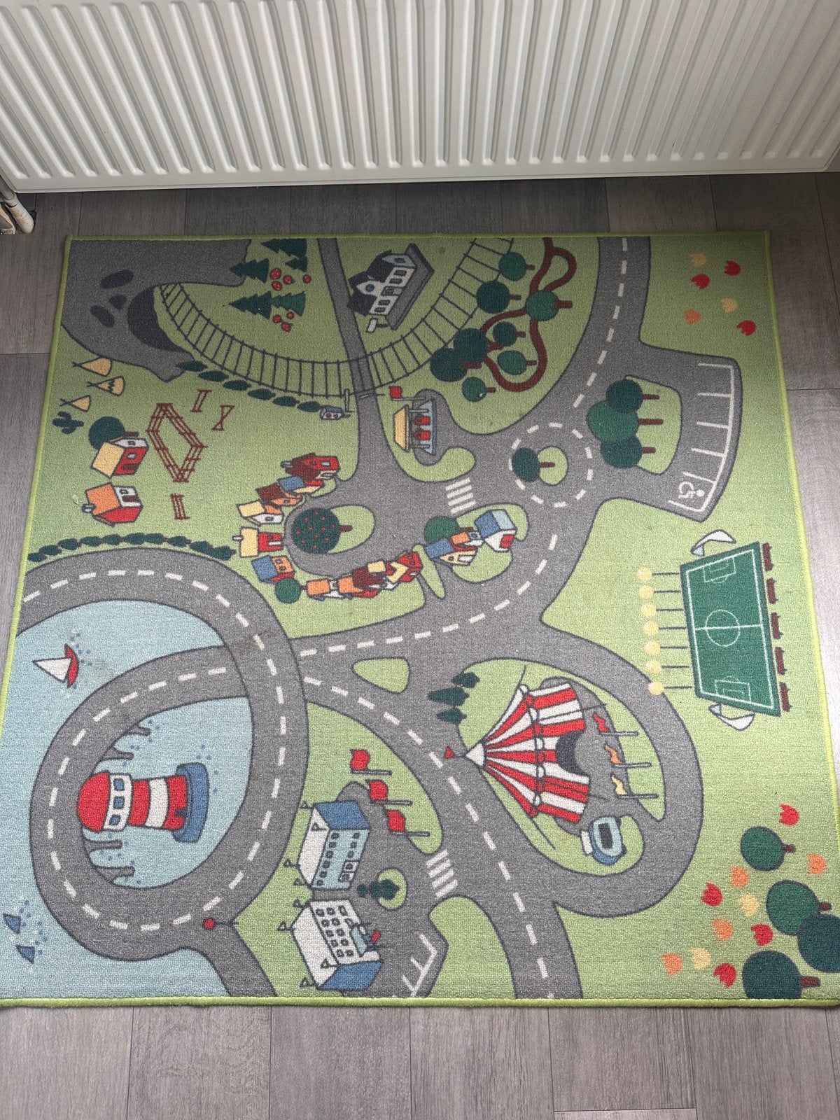 Speelkleed autobaan, Ophalen, Gebruikt
