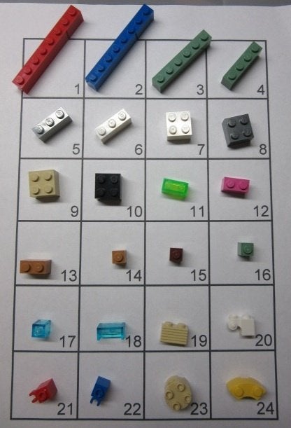 L1602 LEGO STENEN 1X1 1X2 1X3 1X4 1X6 2X2 ROND AANGEPAST, Dalwagen 45b, 6669 CB Dodewaard, Lego, Nieuw, Ophalen of Verzenden
