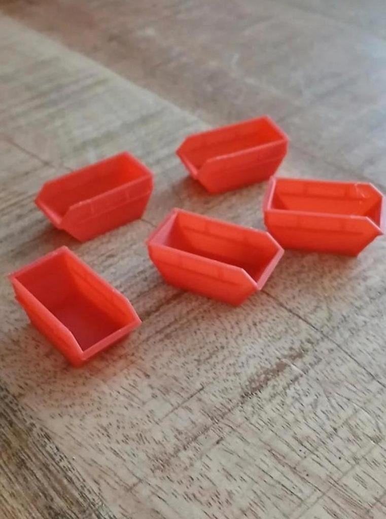 Puincontainers in verschillende kleuren h0, Verzenden