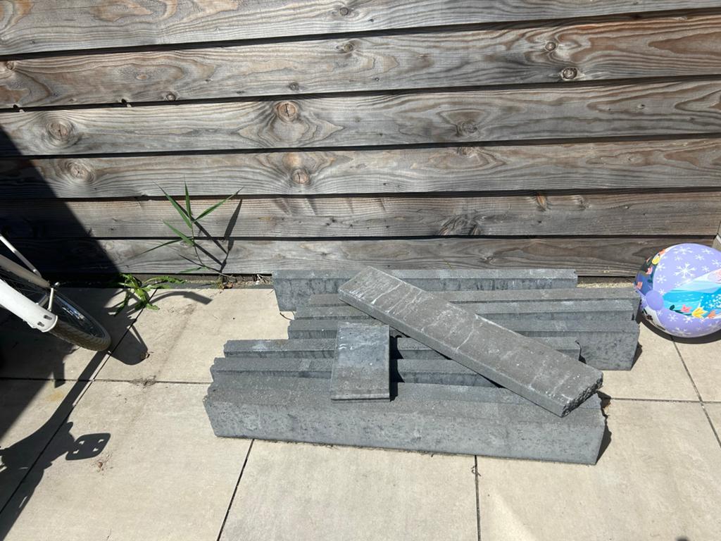 Betonnen opsluitbanden voor tuin of terras, Tuin en Terras, Tegels en Klinkers, Nieuw, Overige typen, Beton, Minder dan 5 m², Ophalen