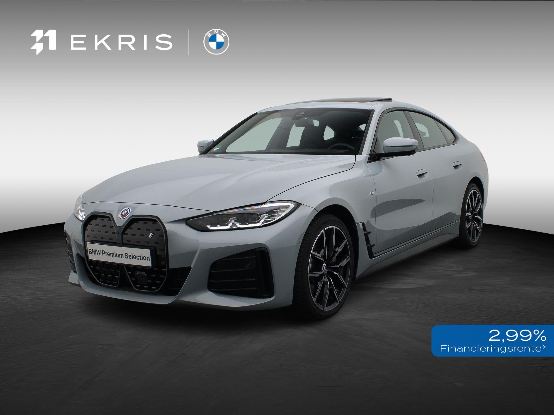 BMW i4 eDrive40 High Executive | M Sportpakket | Schuifdak |, 590 km, Met garantie (alle), 340 pk, Origineel Nederlands