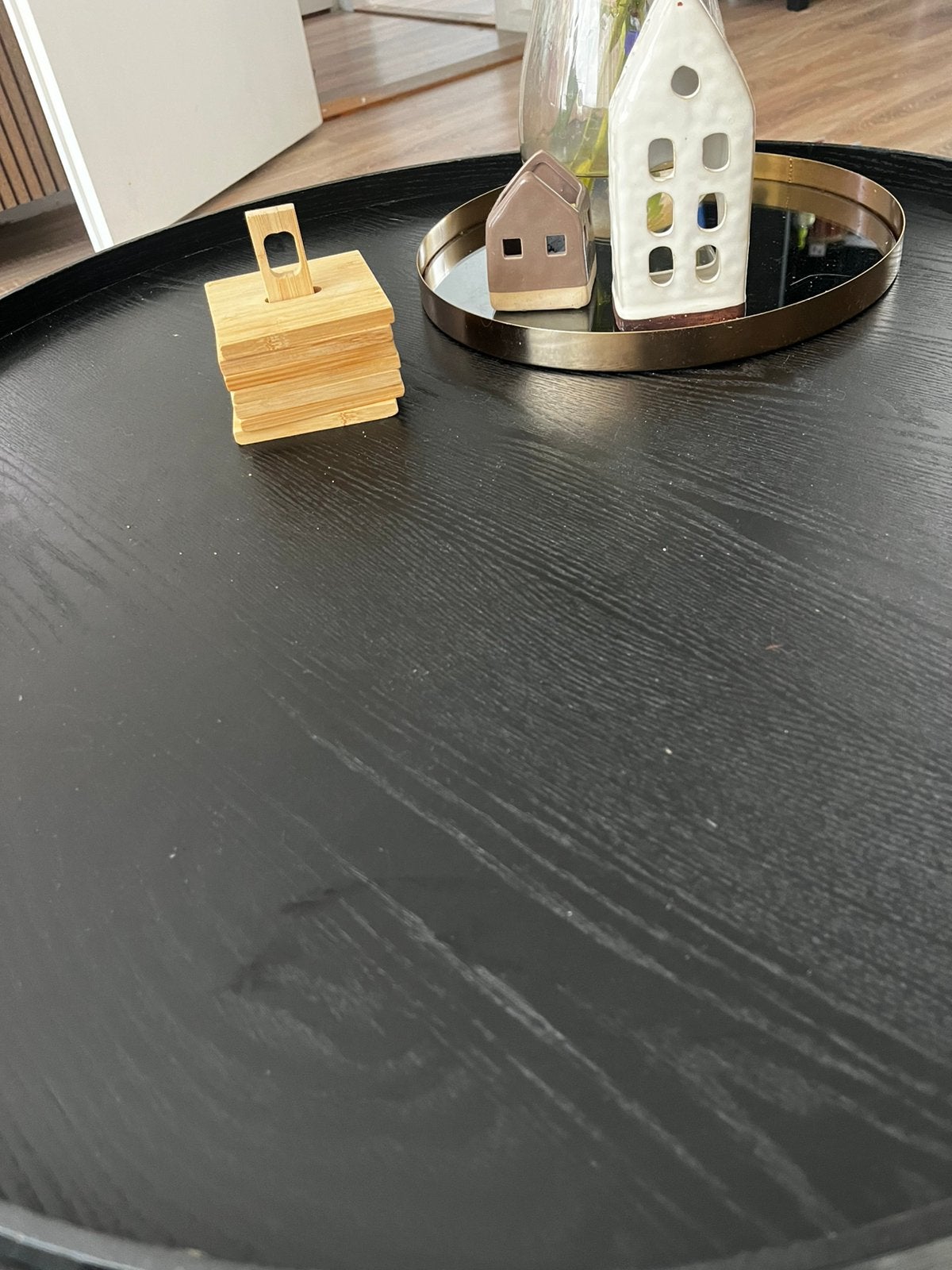 Mesa woood salontafels, Ophalen, Gebruikt, Rond, 50 tot 100 cm