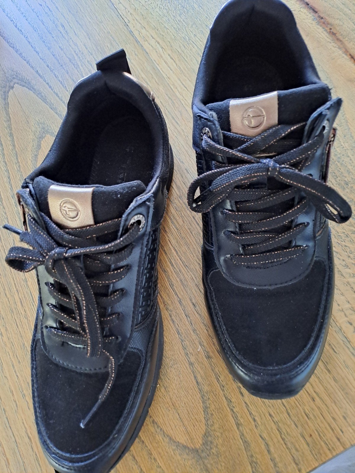 Tamaris zwarte dames sneakers maat 41, Tamaris, Zwart, Ophalen of Verzenden, Sneakers of Gympen