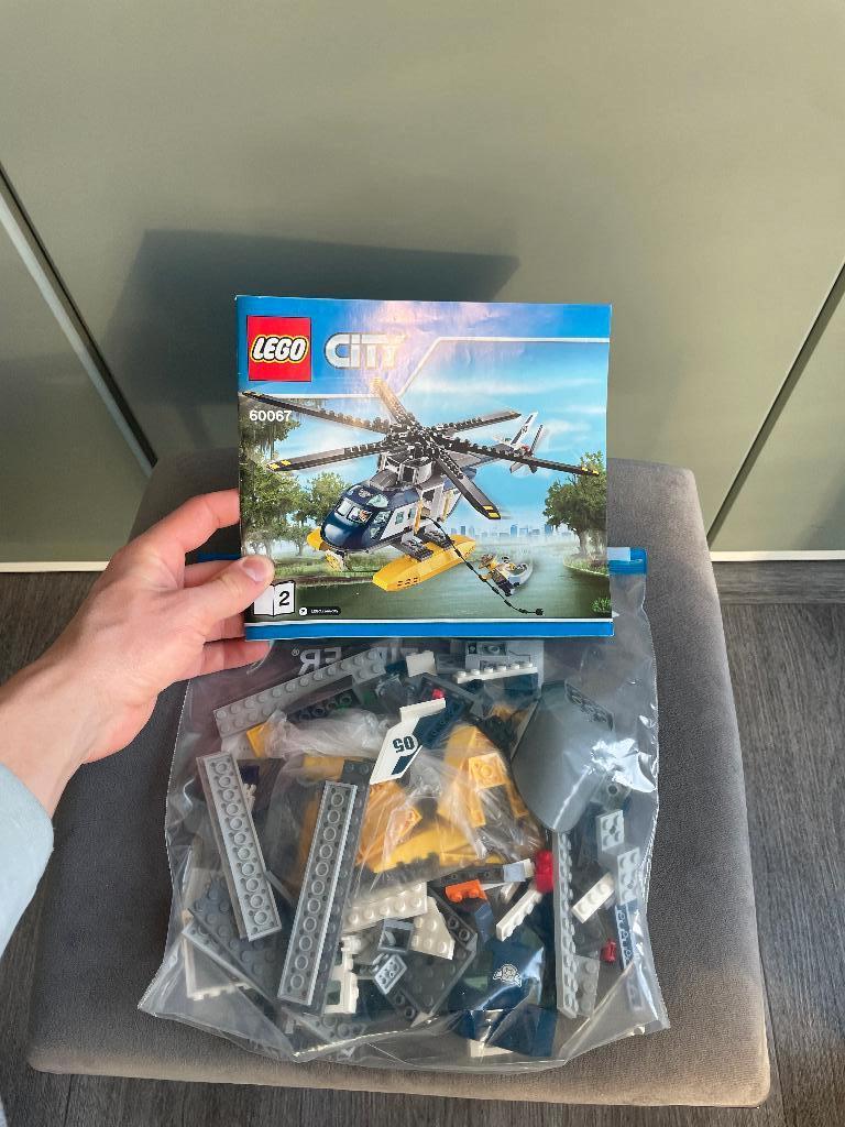 Lego City -  60067 - Helikopter achtervolging, Ophalen of Verzenden, Zo goed als nieuw, Complete set, Lego