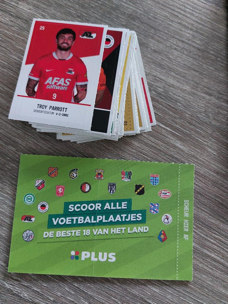 Plus voetbalplaatjes  4 voor €0,10, Verzamelen, Plus, Ophalen of Verzenden