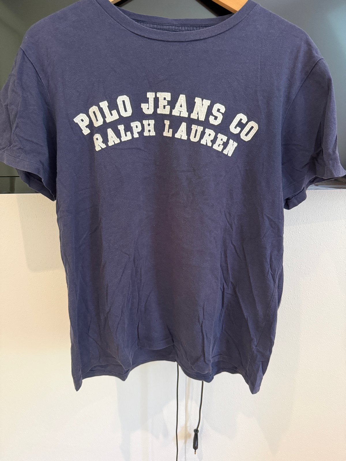 Polo Jeans Ralph Lauren T-shirt maat m, Ophalen of Verzenden, Gedragen, Maat 48/50 (M), Blauw