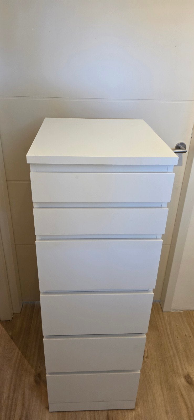 Ikea MALM kast met 6 lades en sieradenbak met spiegel, Huis en Inrichting, Kasten | Ladekasten, Ophalen, 5 laden of meer, 100 tot 150 cm