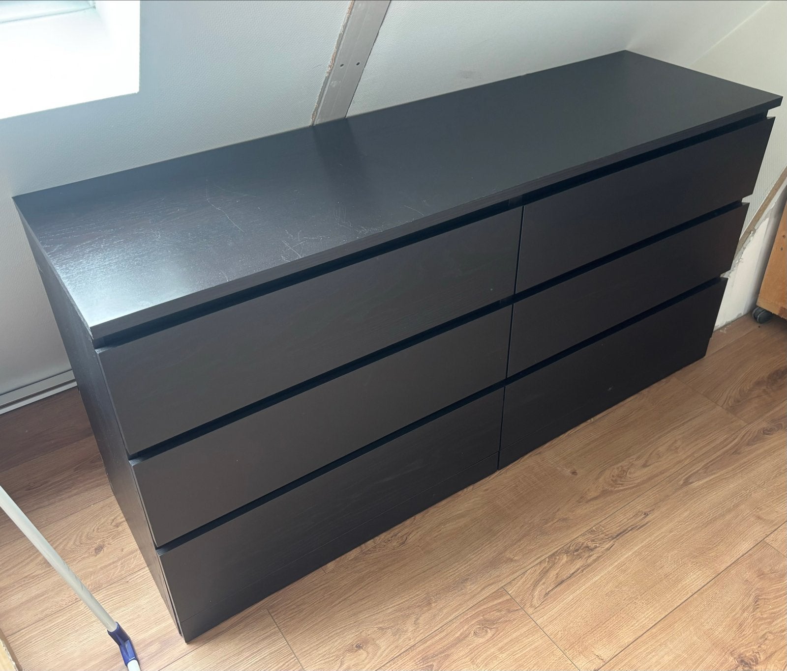 ikea malm ladekast met 6 laden, Ophalen, Gebruikt, 100 tot 150 cm, 5 laden of meer