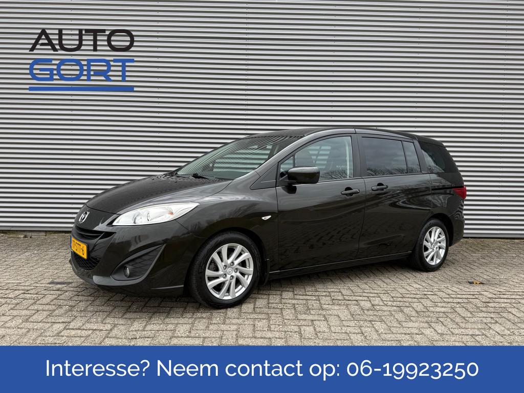Mazda 5 2.0 TS+ | 7 pers | Clima | Stoelverw. | Trekhaak |, Stof, Gebruikt, Zwart, 4 cilinders