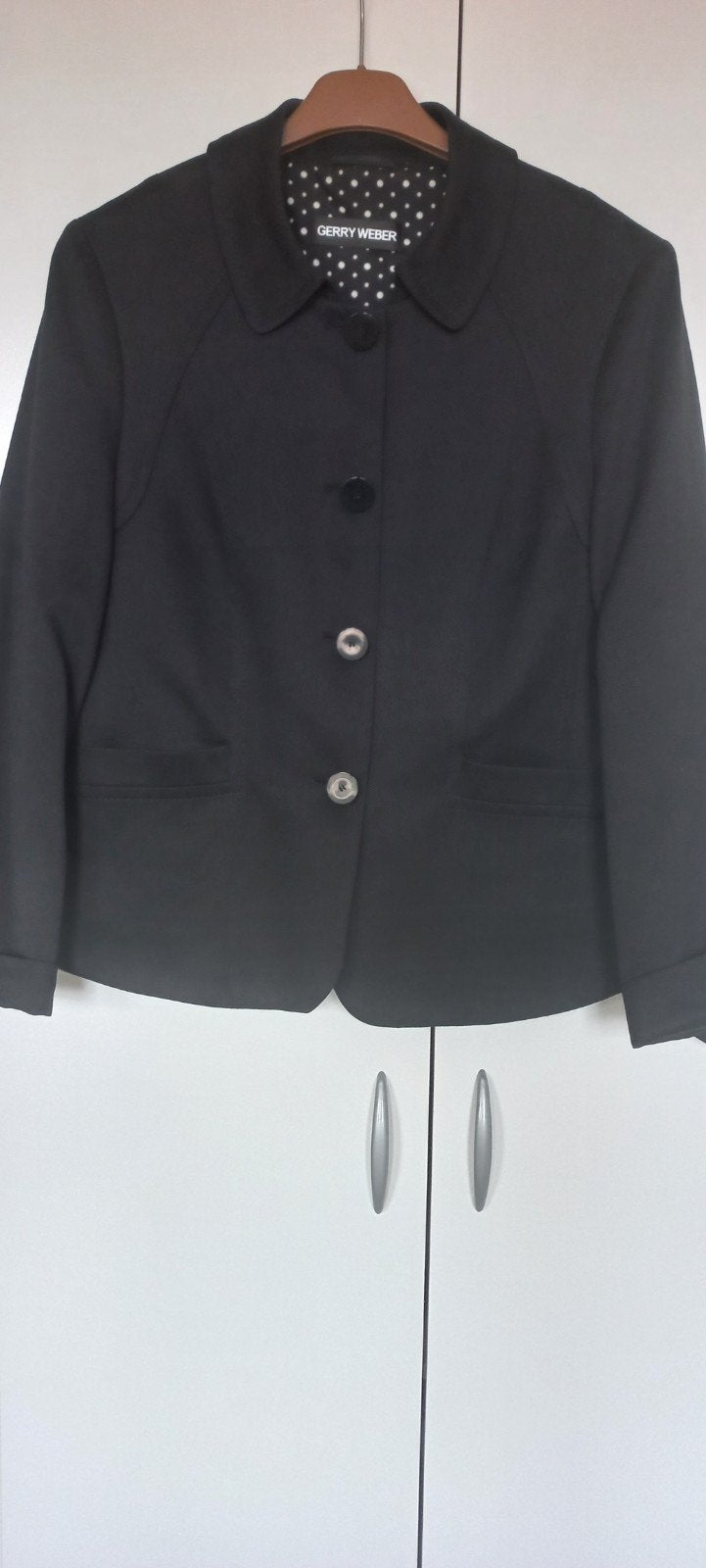 ZWARTE BLAZER JASJE Gerry Weber, Ophalen of Verzenden, Zo goed als nieuw, Zwart