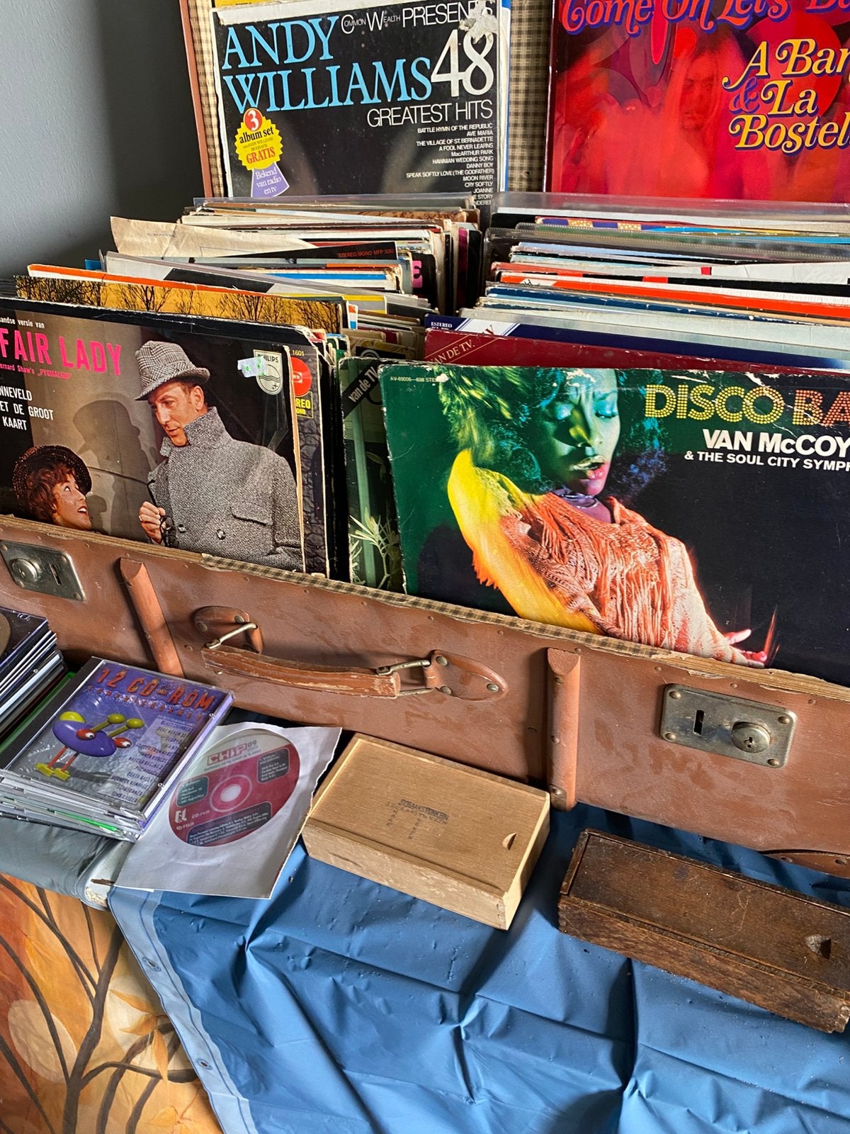 Net binnen div lang speel platen zo veel soorten, Cd's en Dvd's, Ophalen, Zo goed als nieuw, Overige formaten, Overige genres