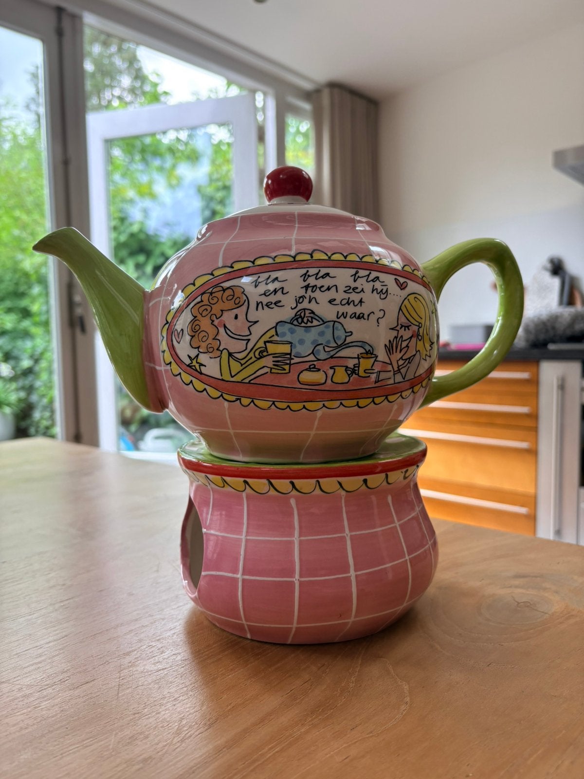 Blond Amsterdam Theepot, Ophalen, Overige typen, Zo goed als nieuw, Aardewerk