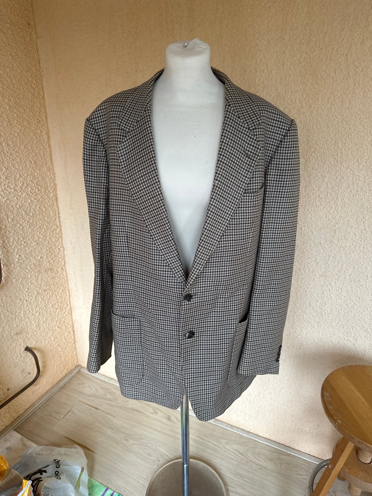 Burberrys Heren Blazer - Wol - Maat L, Kleding | Heren, Kostuums en Colberts, Ophalen, Zo goed als nieuw, Maat 52/54 (L), Bruin