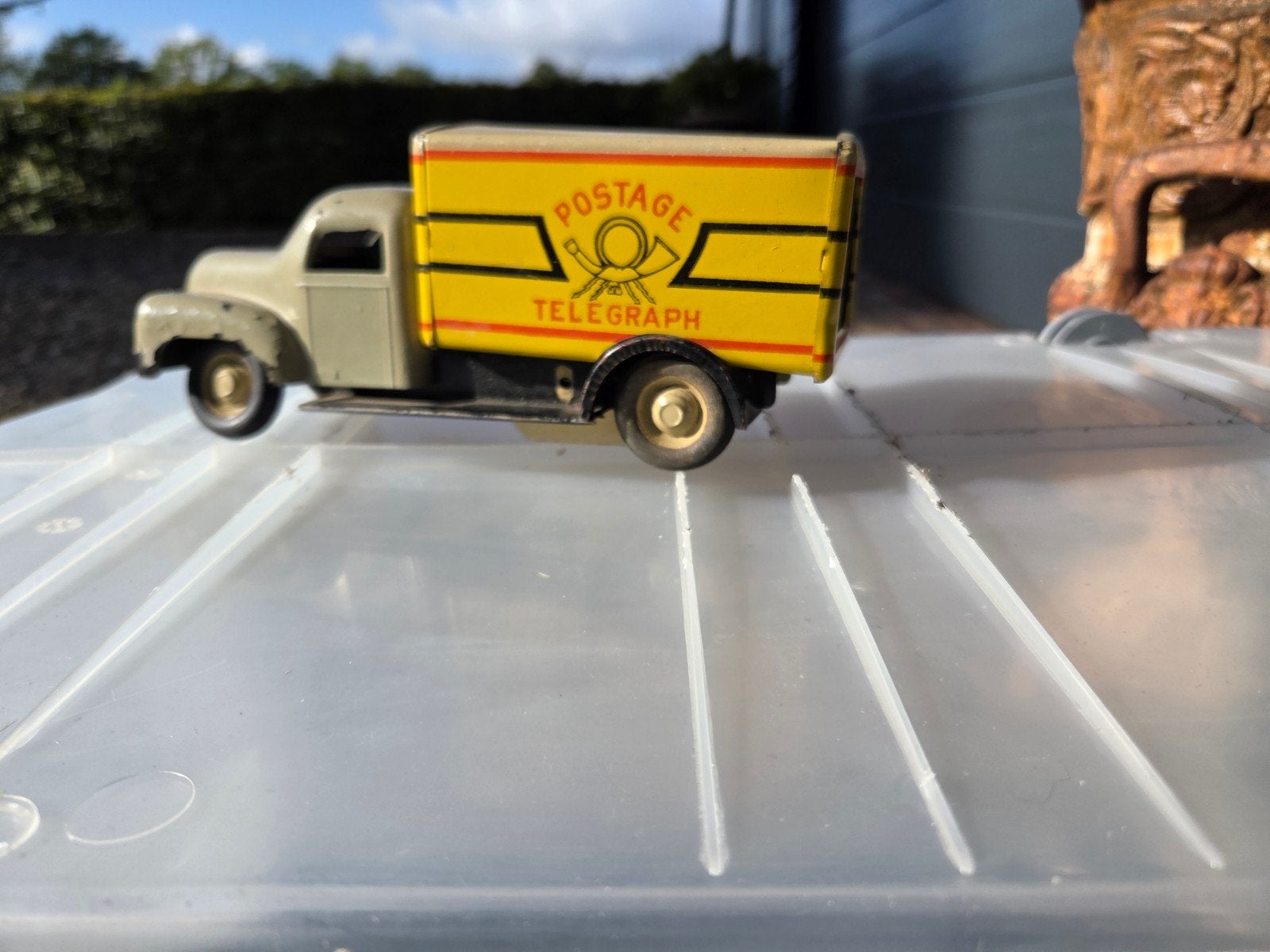 Vintage Speelgoed Vrachtwagen - PTT Post & Telegraaf, Ophalen, Gebruikt, Overige typen